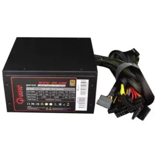 FUENTE DE PODER GAMER QUASAD 650W 24P - CERTFICADA