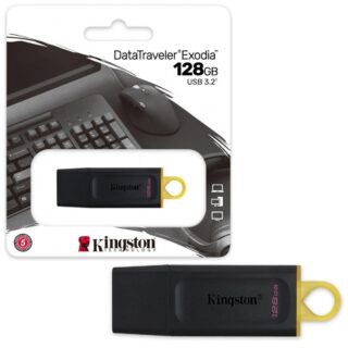 PENDRIVE 128GB KINGSTON  EXODIA ORIGINAL