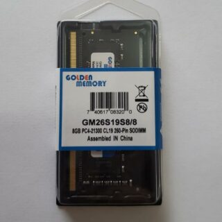 MEMORIA RAM LAPTOP SODIMM DDR4 8GB 2666MHZ 3200MHZ GOLDEN MEMORY