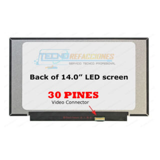 PANTALLA LAPTOP LED 14 30PINES ULTRASLIM (SIN SOPORTES)