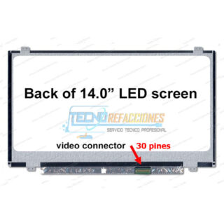PANTALLA LAPTOP LED 14″ 30PINES SLIM (CON SOPORTES)