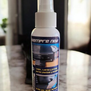SIEMPRE NEW LUBRICANTE LIMPIADOR ABRILLANTADOR PARA PARTES PLASTICAS Y METALICAS CARCASAS , PANTALLAS TV LAPTOPS IMPRESORAS 03