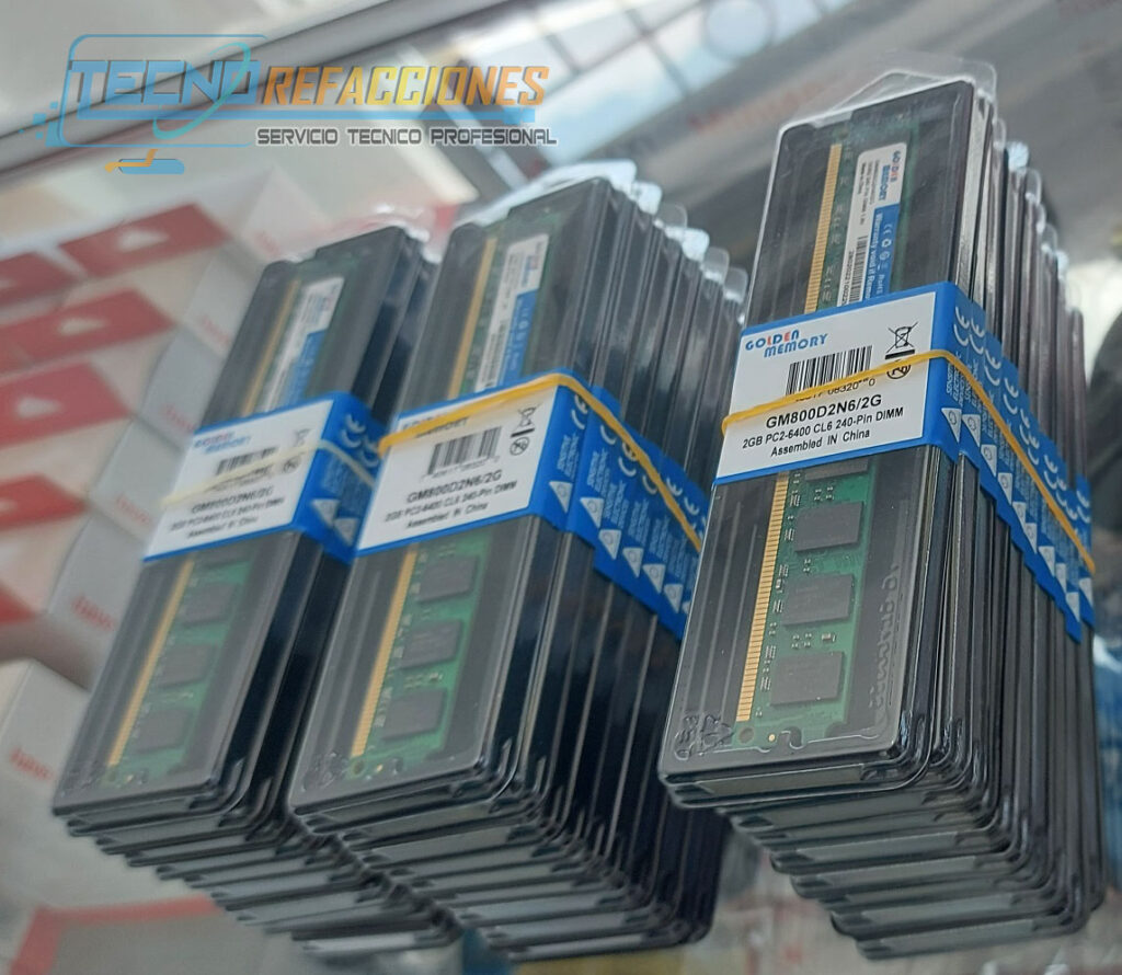 Golden Memory Ram MEMORIA RAM PC DDR2 2GB 800MHZ GOLDEN MEMORY - Tecnorefacciones
