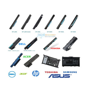 baterias de laptop HP DELL ACER LENOVO ASUS