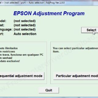 RESET DE ALMOHADILLAS EPSON ADJPROG (SOLO PROGRAMA)