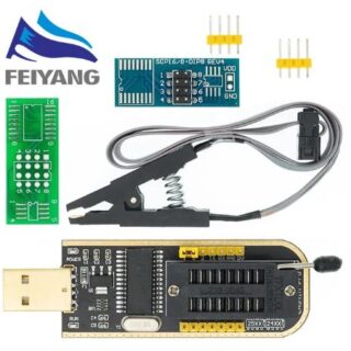 PROGRAMADOR USB CH341A CON PINZAS PARA BIOS EEPROM EPSON