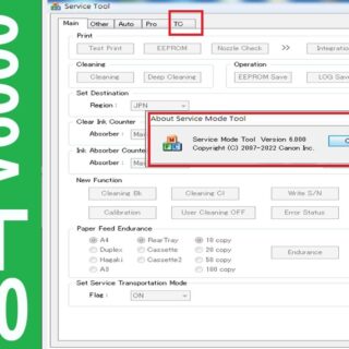 Canon Service Tool V6000