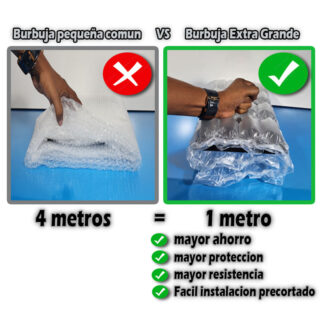 PLASTICO BURBUJA EXTRA GRANDE PARA EMBALAJE