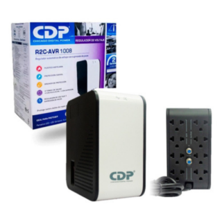 REGULADOR CDP 8 TOMAS 1000VA-500W-ENTRADA-SALIDA 110VAC-8